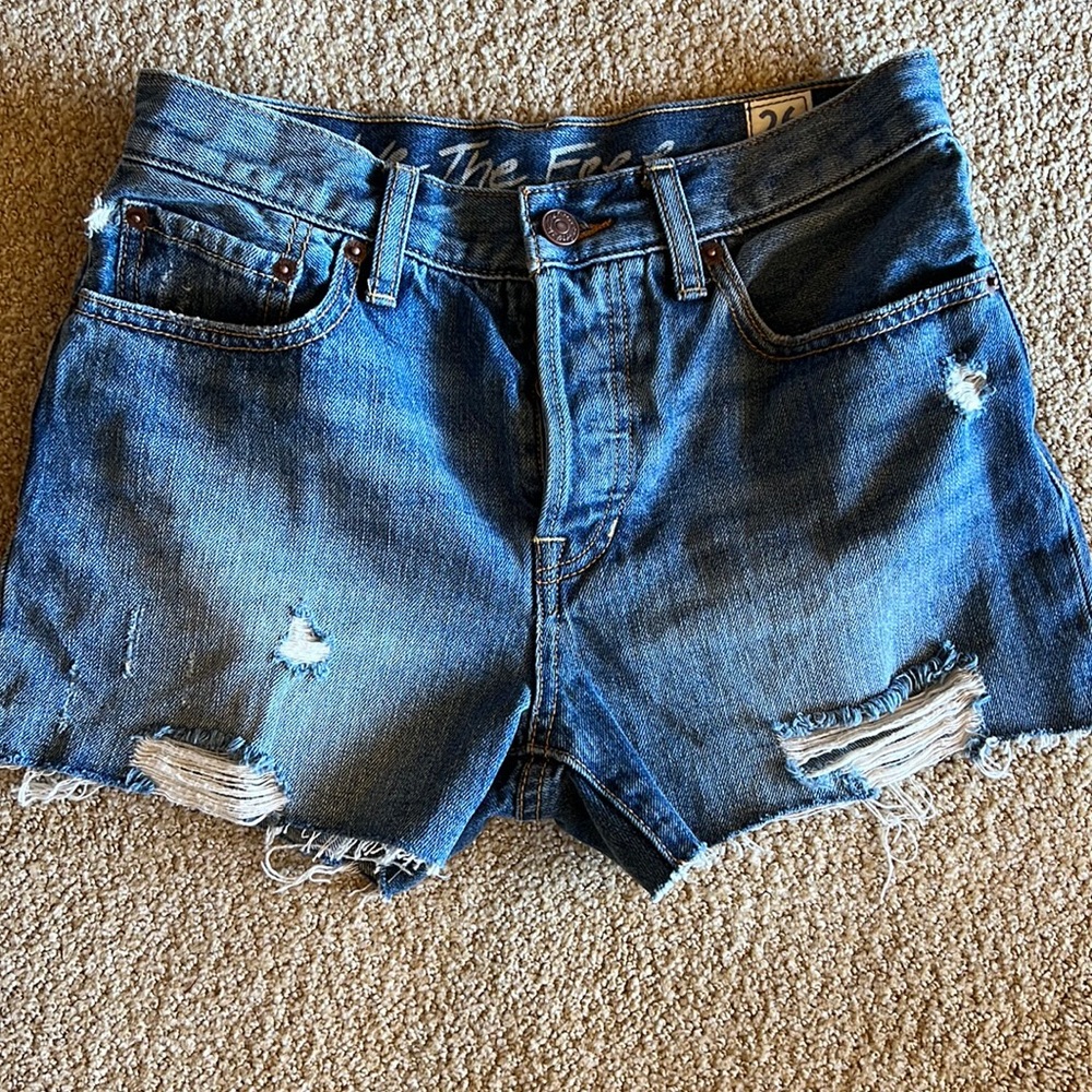 Free People jean shorts